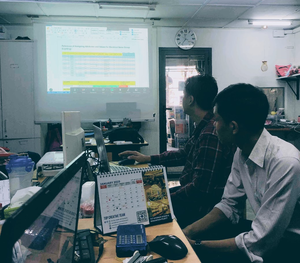 Discussing and Presenting to Top Creative Team